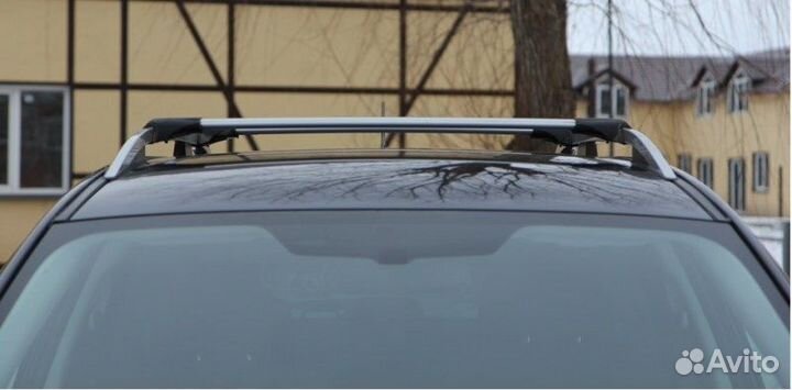 Поперечины на рейлинги в распор багажник