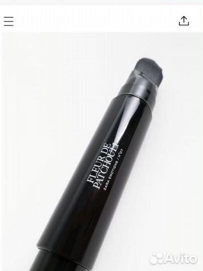 Парфюм, духи кисть Zara, Fleur De Patchouli