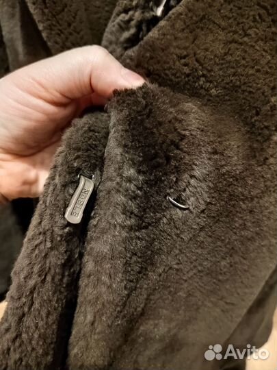 Шуба мутоновая с капюшоном