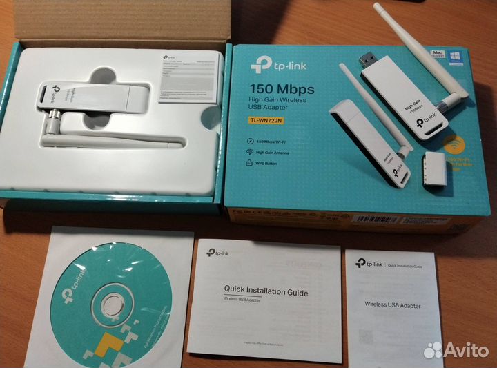 Wi-Fi адаптер TP-link TL-WN722N