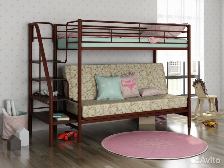 Кровать с диваном