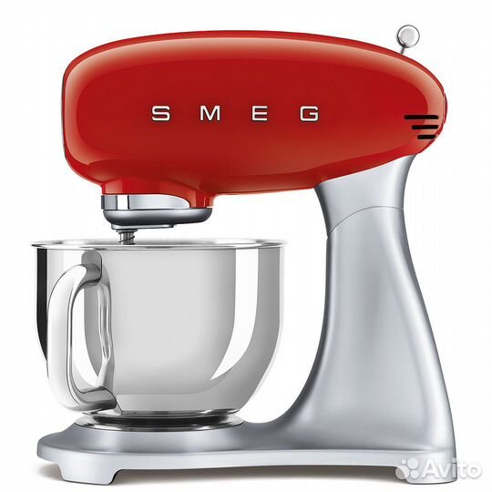 Миксер планетарный Smeg SMF02, красный