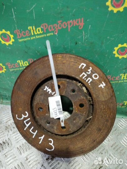 Тормозной диск передний правый Peugeot 307 хэтчбек