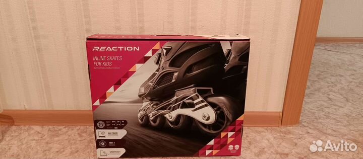 Ролики раздвижные reaction rainbow b