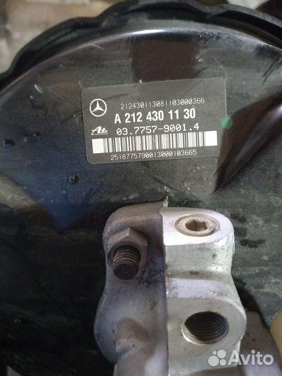 Вакуум тормозной системы Mercedes