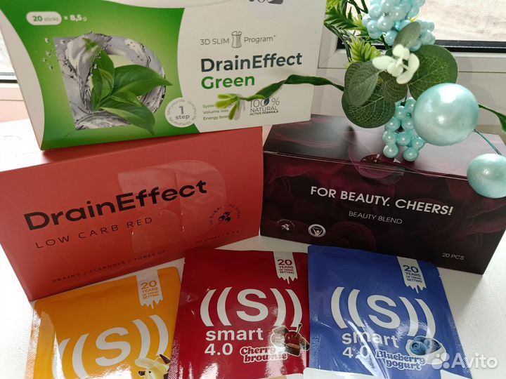 Draineffect, коктейль nl, beauty blend, ed SMART