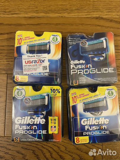 Gillette proglide 8 картриджей. Производство США