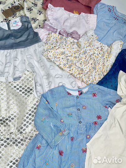 Рост 74-80 Летняя одежда для девочки пакетом