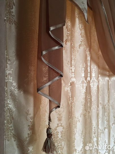 Ламбрекен+шторы