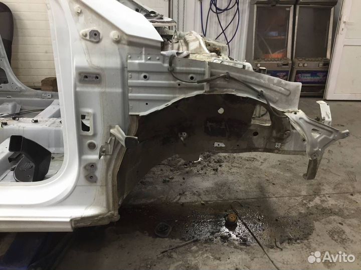 Лонжерон передний правый Hyundai Solaris