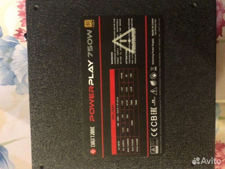 Блок питания для пк 750w