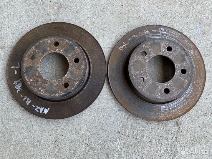 Диск тормозной задний Mazda 3 BL