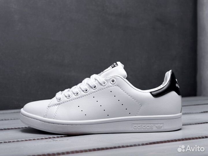 Кроссовки stan smith white black