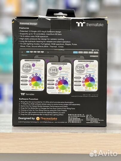 Новые вентиляторы TT Riing Plus 14 RGB