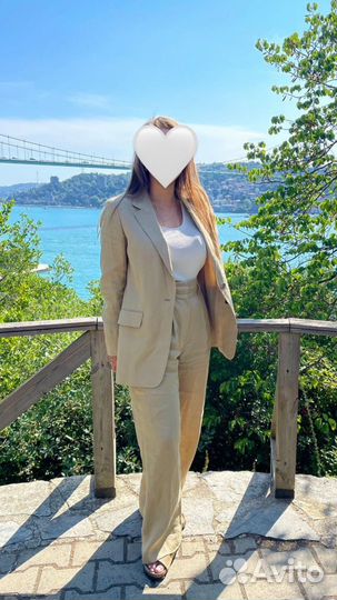 Костюм женский лен Massimo dutti