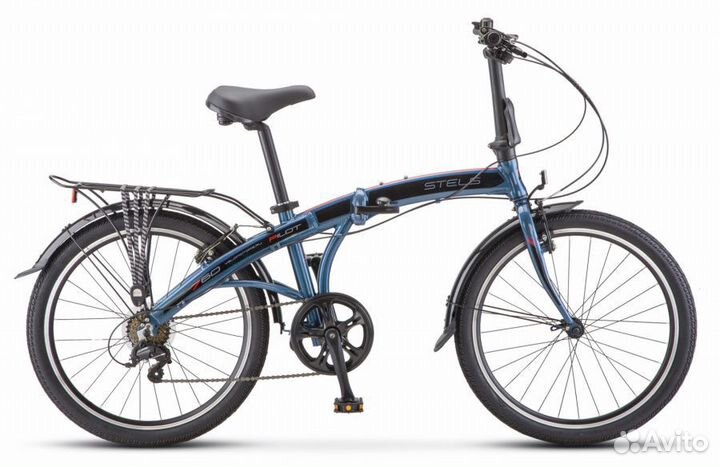 Велосипед stels Pilot 760 24 V010 темно-синий