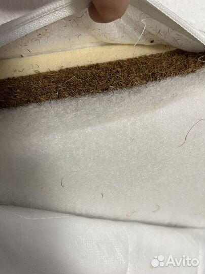 Детский беспружинный матрас 60 Х 120