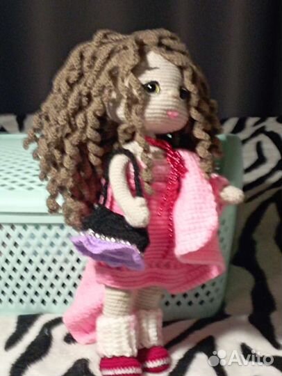 Кукла ручной работы с, одежда съемная, каркас в р