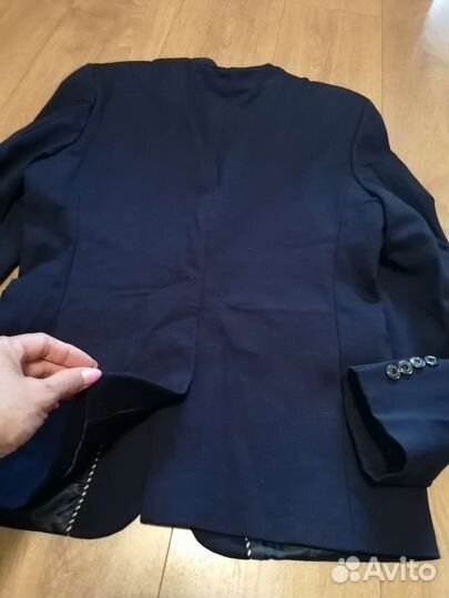 Пиджак синий, рубашка 46 разм, 164-170 рост