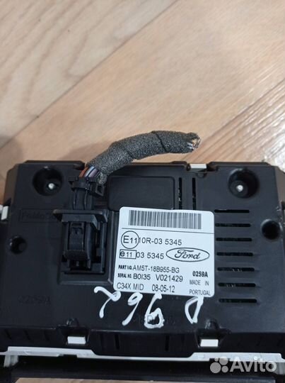 Дисплей компьютера Ford Focus 3 BK 2012 1940785