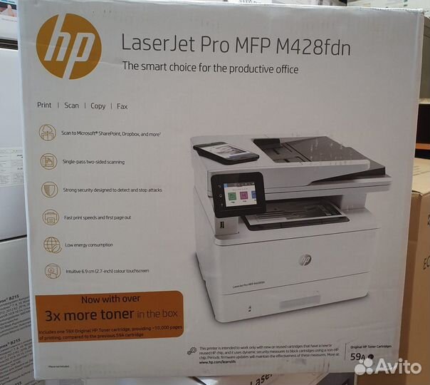 Мфу лазерное HP LaserJet Prо M428fdn новый