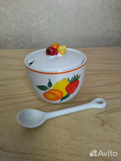 Горчичница с ложкой