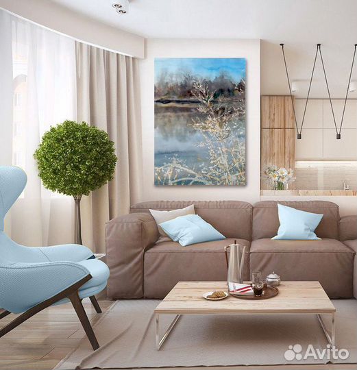 Картина маслом на холсте пейзаж