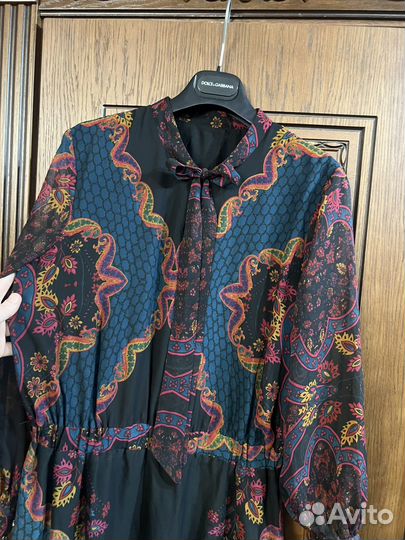 Платье Франция 46 48 шифон шелк
