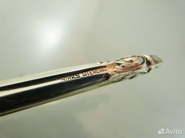 Серебряный Туалетный комплект из щётки и зеркала