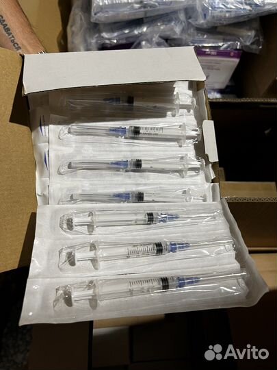 Шприц инъекционный Луер-слип