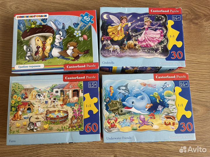 Пазлы от 3х лет