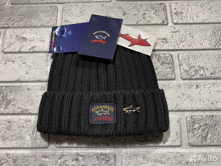 Люкс шапка Paul & Shark новинка 2023