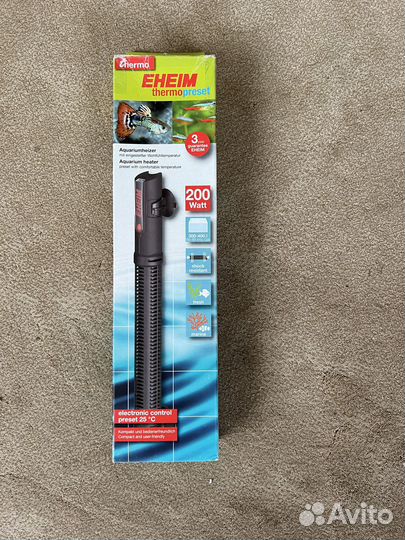Цилиндрический нагреватель Eheim Thermopreset 200
