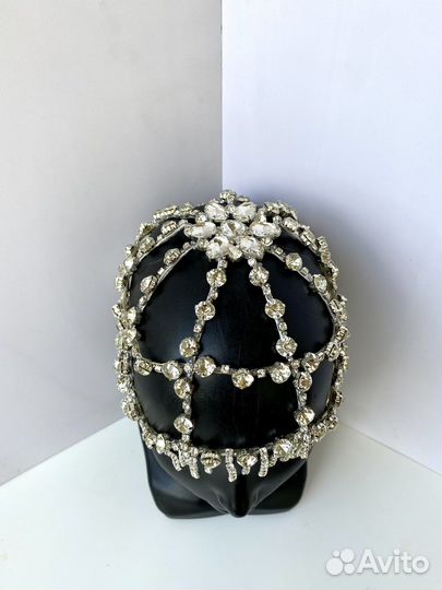 Шапочка из страз