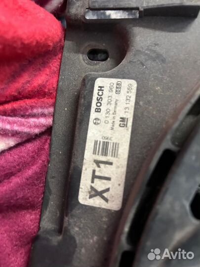 Вентилятор радиатора astra h