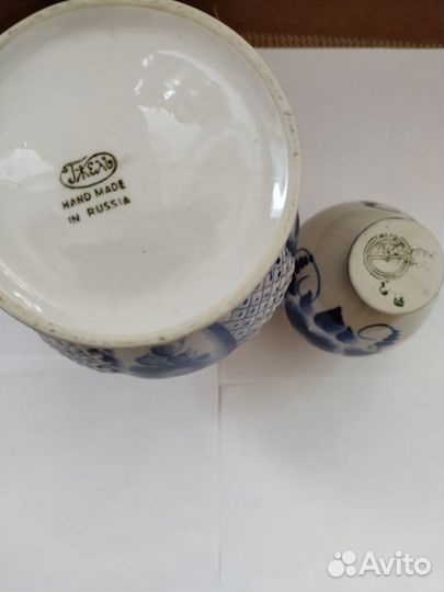 Посуда гжель вазы