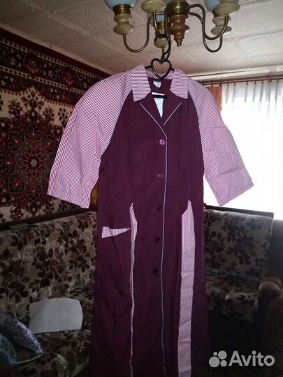 Халаты для работы.цена за оба