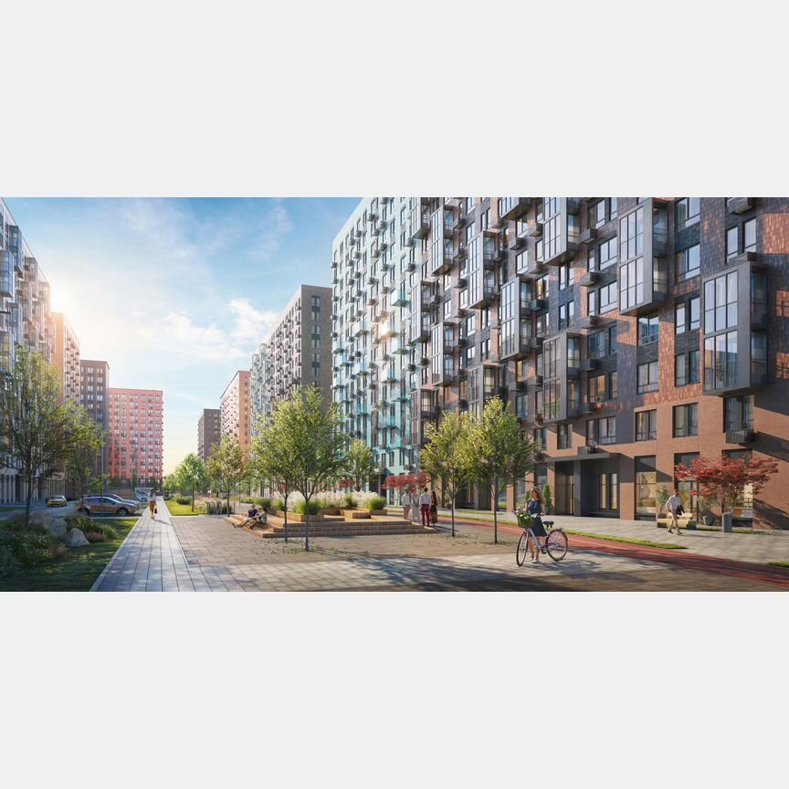 2-к. квартира, 66,4 м², 5/14 эт.