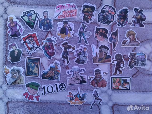 Стикеры наклейки аниме Jojo джоджо