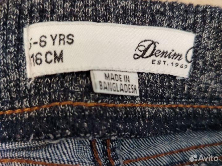 Джинсы 116 см, 5-6 лет