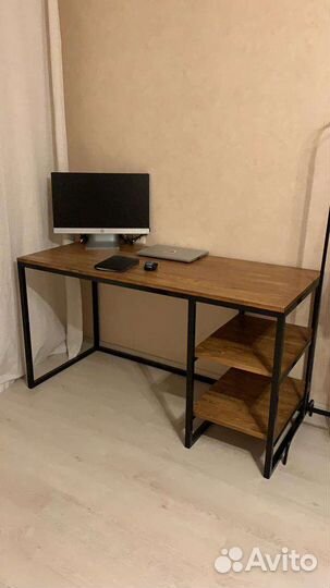 Стол в стиле лофт, письменный, компьютерный