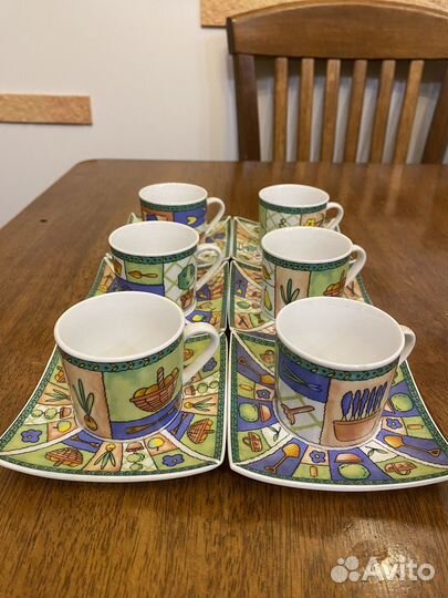 Кофейный сервиз Япония 6 пар