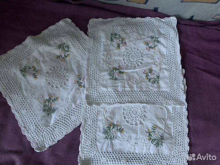 Наволочки с кружевом