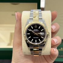 Rolex Datejust 41mm Steel and Y Gold 126333 Black