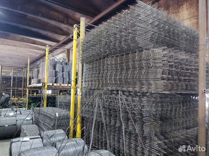 Сварная сетка оптом 125х125х4мм 1000х2000мм ту