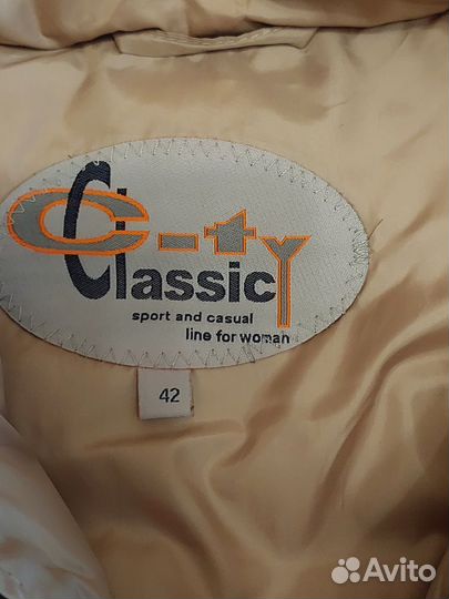 Пуховик женский City Classic р.42