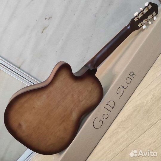 Гитара новая акустическая с широким грифом