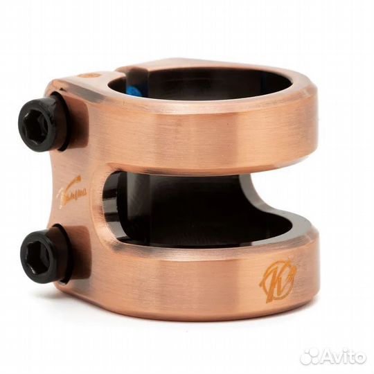 Двойной хомут для самоката Комета Медная