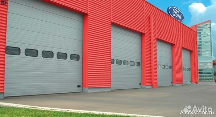 Секционные промышленные ворота