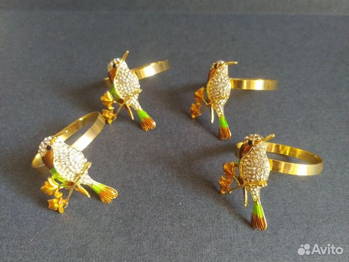 Кольца для салфеток сервировочное птичка